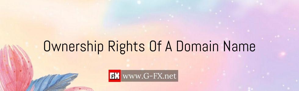 Ownership Rights Of A Domain Name