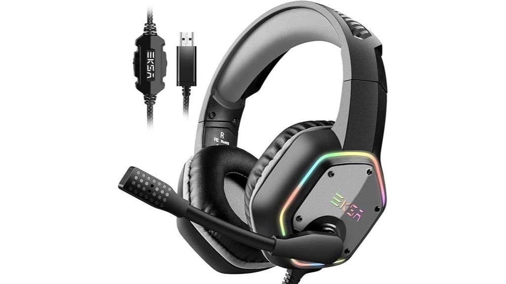detailed review of eksa e1000 usb gaming headset