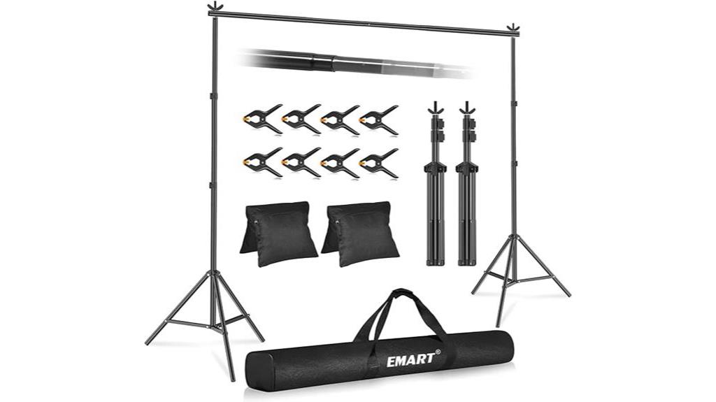 emart 10x7ft backdrop stand kit for photo studio