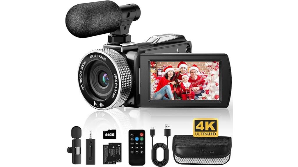 high quality 4k video camcorder