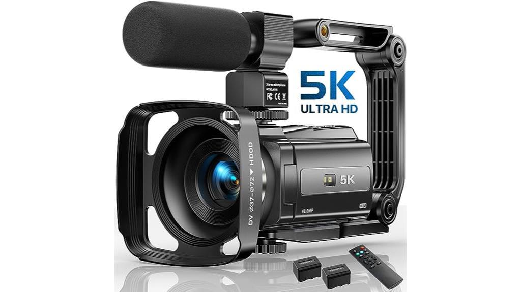 high quality 5k video recording with wifi and night vision