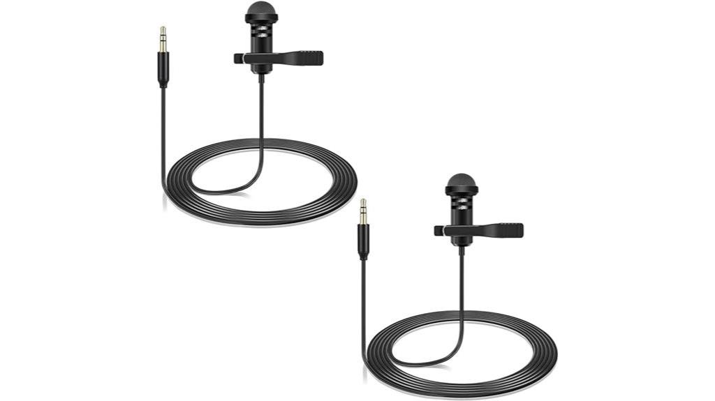 lavalier microphones for wireless transmitters