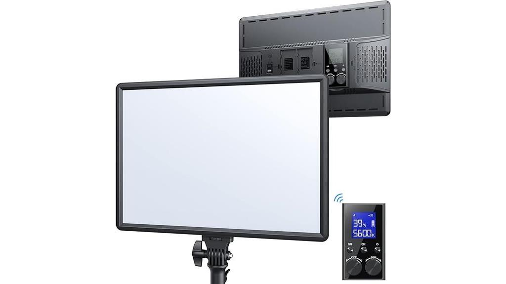 powerful remote controlled led video light