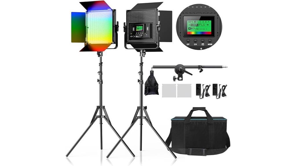 rgb led video light