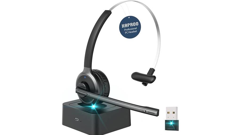 upgraded wireless headset with microphone for pc