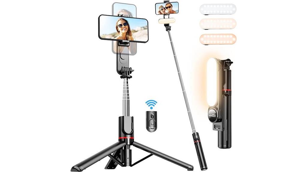 versatile selfie stick tripod