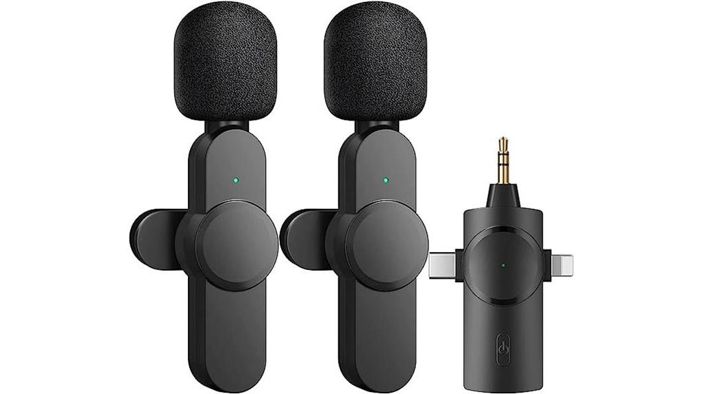 wireless lapel microphone for aikela