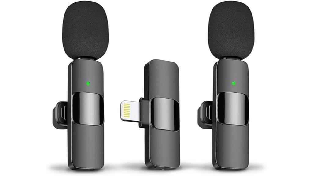 wireless lapel microphone for iphone and ipad