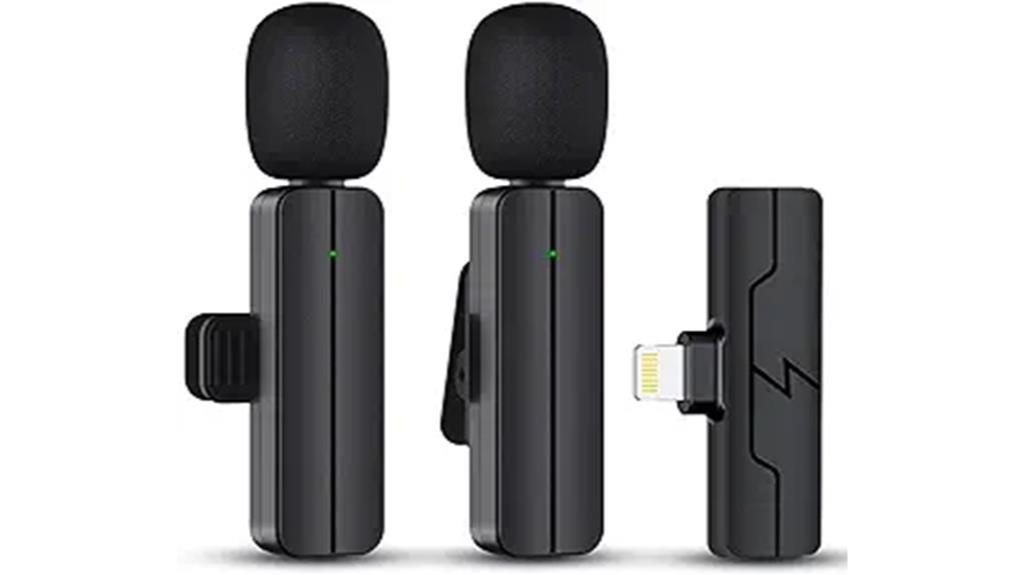wireless lapel microphone for iphone ipad