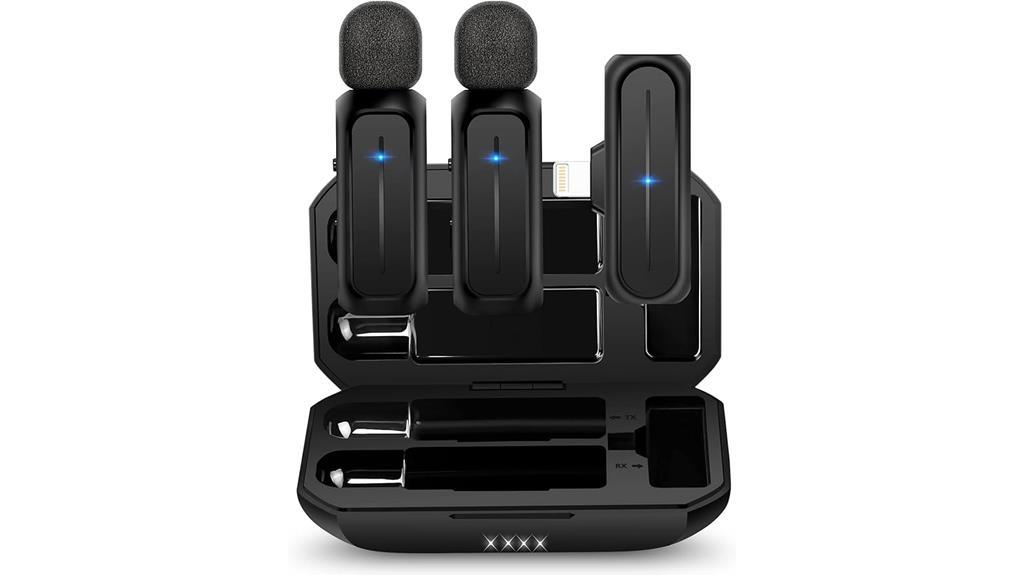 wireless lavalier microphone set
