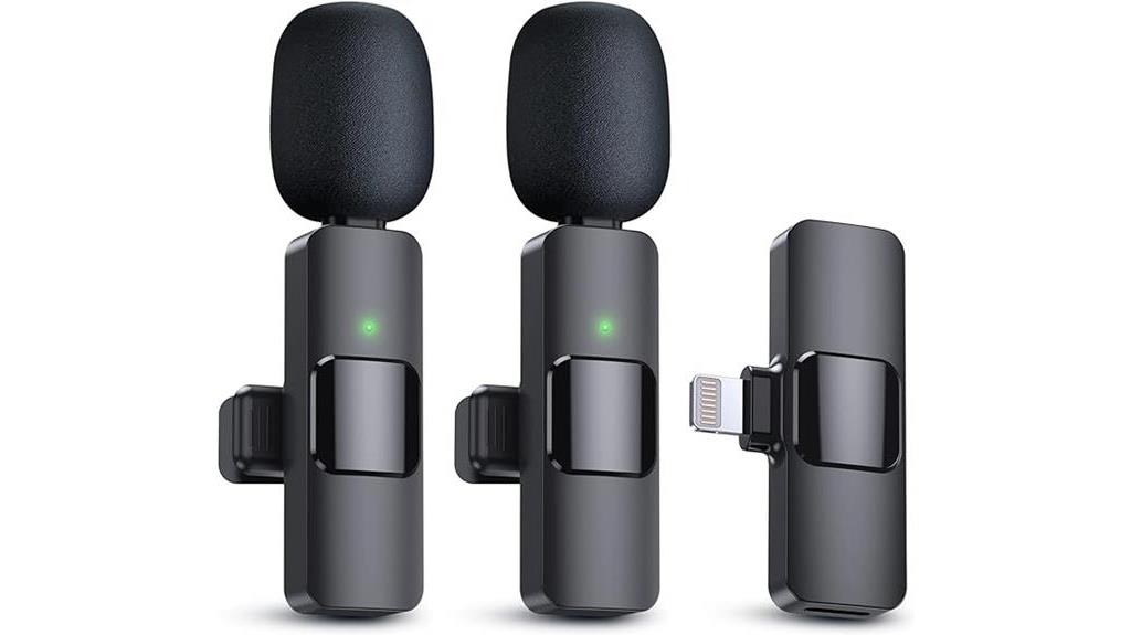 wireless lavalier microphones for ios devices
